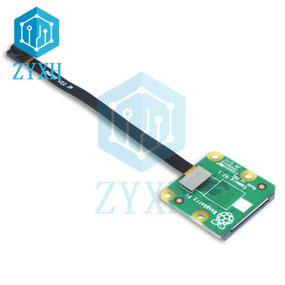 IMX219 8MP Camera Module 77.6 Degree 3280x2464 1080P 2.96mm Adjustable Focus 6.5x6.5cm For Raspberry Pi V2 Replace