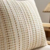 1pc modern Nordic style yarn-dyed polka dot pillow case, suitable for bedroom, sofa, car, pillow case, no core 4