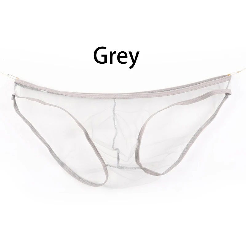 Ultra-thin Low Waist Panties Men Transparent Mesh Underpants See Through  Breathable Pouch Briefs Underwear Daily Party - AliExpress