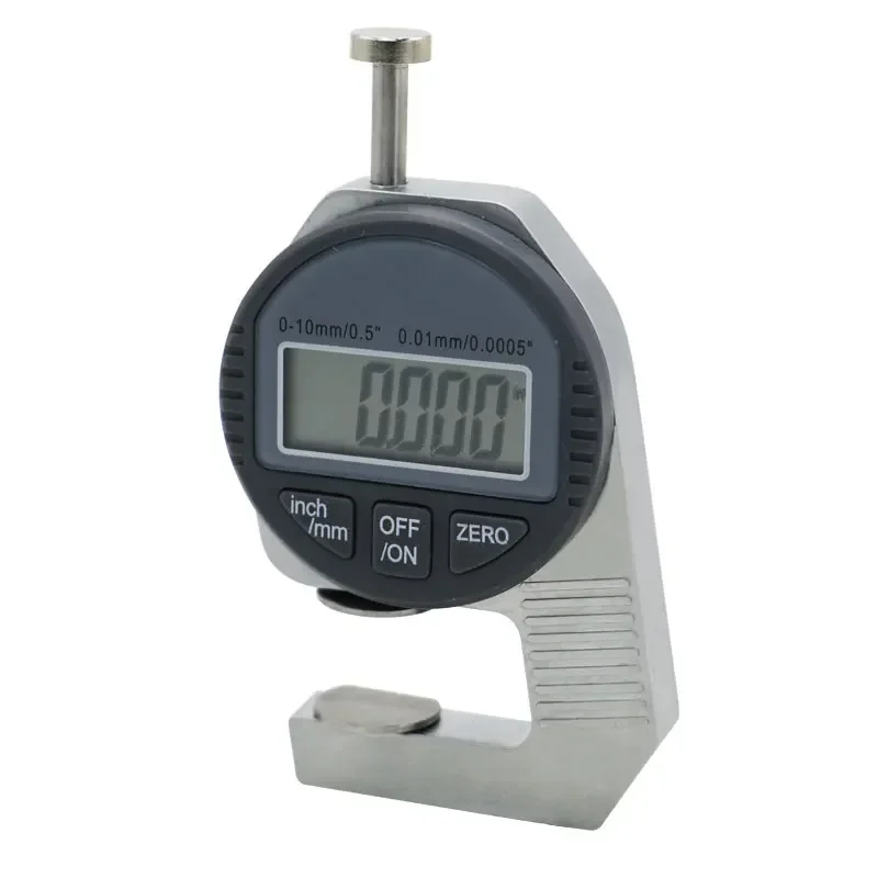 Shahe Portable Mini Precise Digital Thickness Gauge Meter Tester Micrometer Thickness Big Head 0-12.7 mm thickness gauge