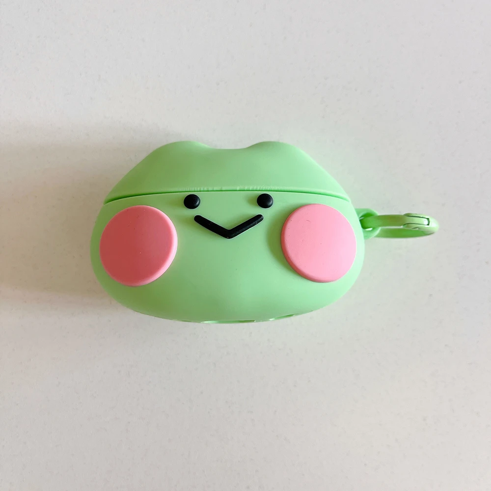 Cute Cartoon Frog Silicone Per Apple Airpods 1 2 3 Custodia Airpods Pro 2 Custodia Iphone Auricolari Accessori Air Pod Cover