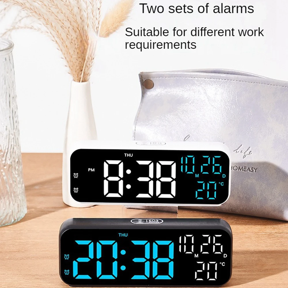 LED Digital Alarm Clock Display 2