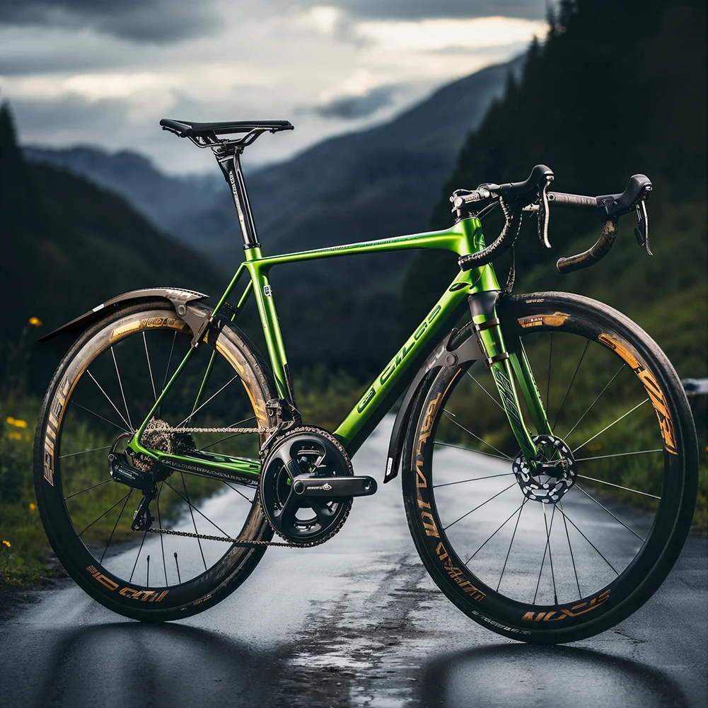 Front Rear Tire Mud Guards Adjustable Cycling Mud Flaps Lightweight Bike Tire Wheel Mudguard for Front Rear Wheels Below 38mm