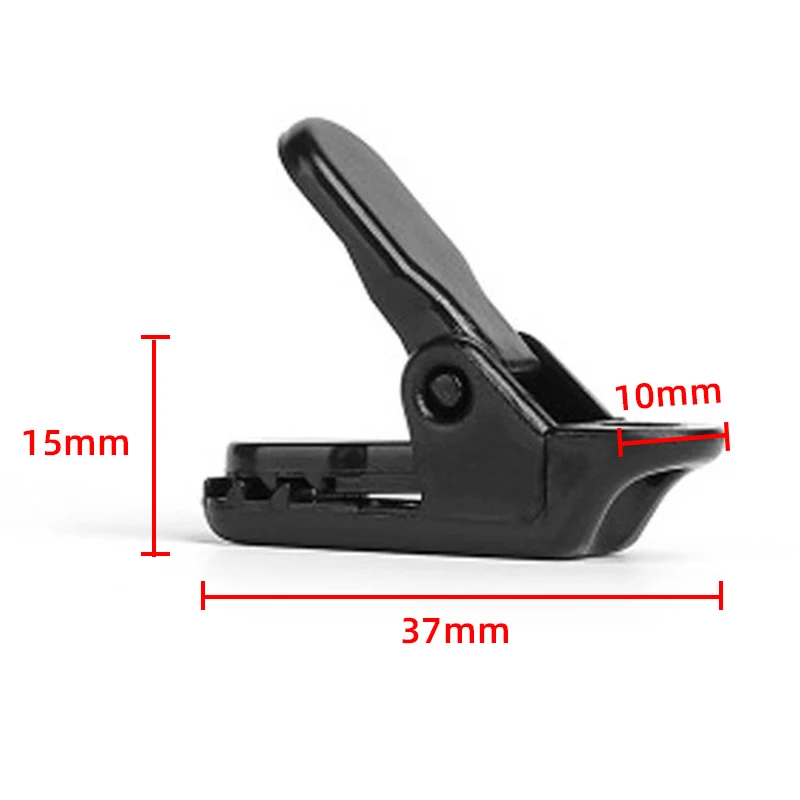 10pcs/lot travel outdoor camping plastic double hole tent rope adjustable buckle curtain alligator clip factory brand clip