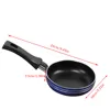 12cm/14cm/16cm Mini Frying Pan Non-Stick Steel Frypan Pot Saucepan Random Color For Cookware Kitchen Cookware 5