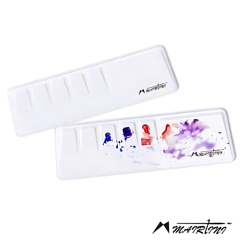 Martini Metallic Palette Watercolor Acrylic Paint Palette Mini Portable Metallic Paint Drawing And Sketching Supplies
