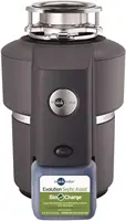 Disposal, Evolution Septic Assist, Quiet Series, 3/4 HP Continuous Feed, Gray + 1-Pack Bio-Charge Cartridge 1
