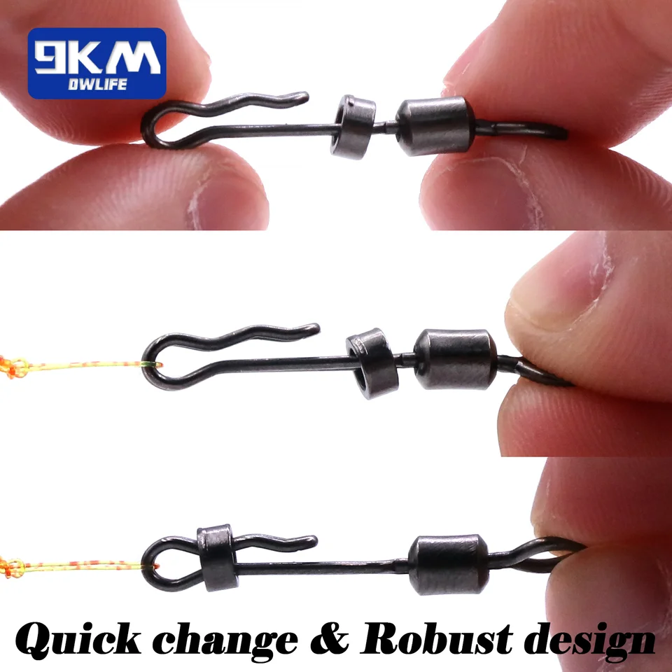 Girelle Per Acqua Salata Misure Assortite SHADDOCK Moschettone Da Pesca, Girelle Da Pesca In Acciaio Accessori Per Pesca