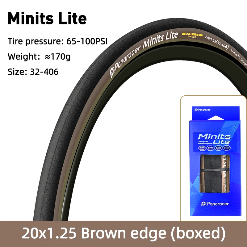 Panaracer Minits Lite PT 20 Inch BMX Bicycle Foldable Tire