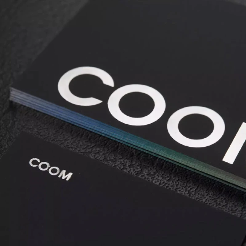 business card cotton paper Kraft special paper Business card embossed and debossed hot stamping color with QR business cards