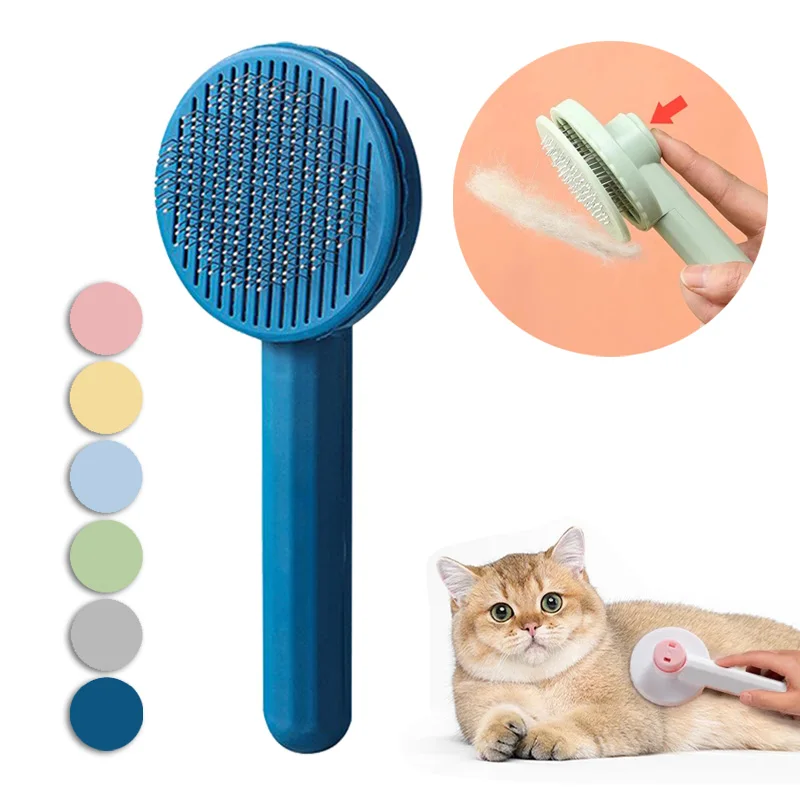 

Hair Dogs Cleaning Brush Cat Self Dematting Accessories Dog Pet Pet Cat Comb Slicker Comb Dog Remover Brush For Grooming