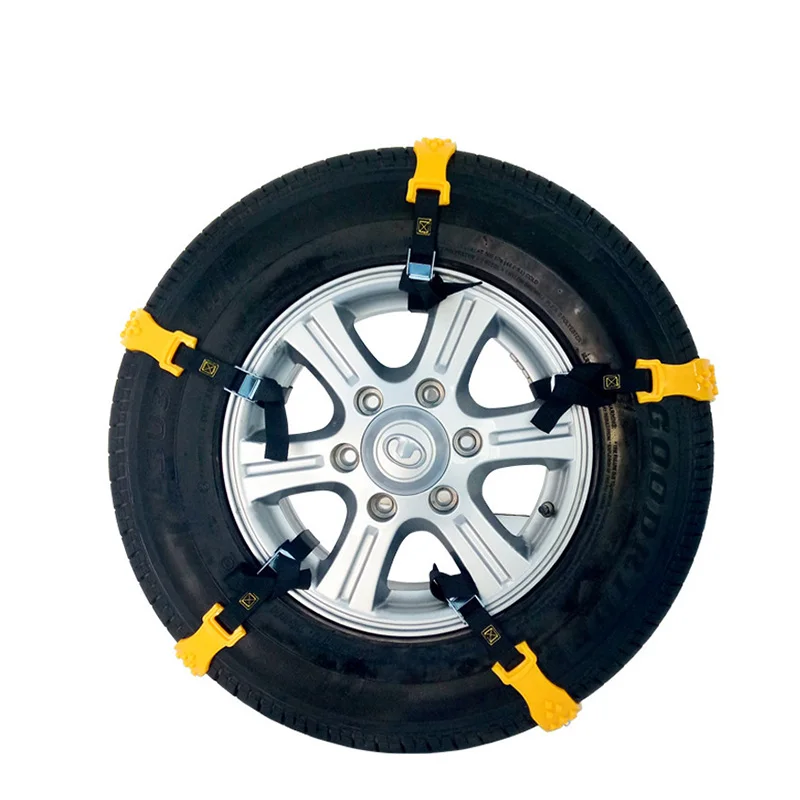 Car Snow Widening Tire Anti-Skid Chain, Sedan Off-Road Vehicle, Universal Cow Tendon Thickened Track Anti-Skid Chain