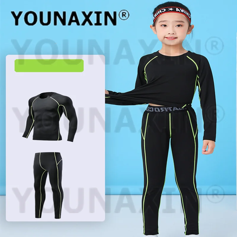 유니섹스 아동 운동복 티셔츠 운동 바지 소년 소녀 농구 어린이 달리기 야외 바지 액티브웨어 S M L XL 2XL