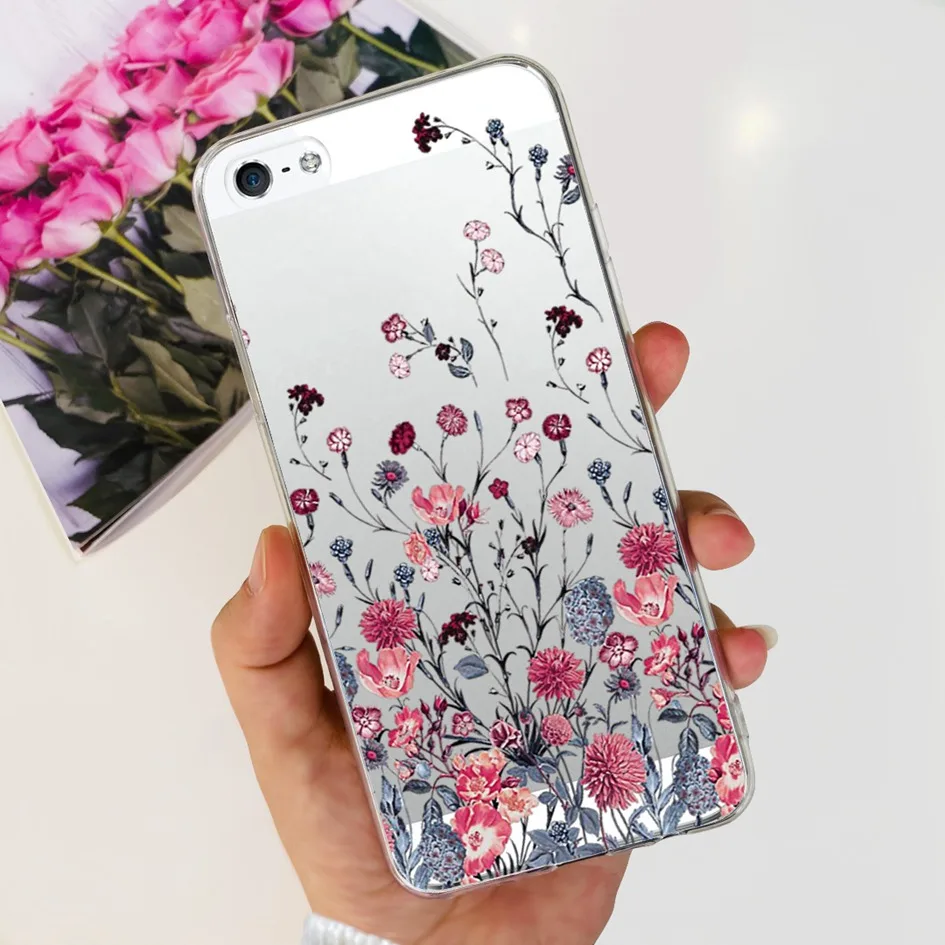 Cute Astronaut Clear Silicone Shockproof Phone Case