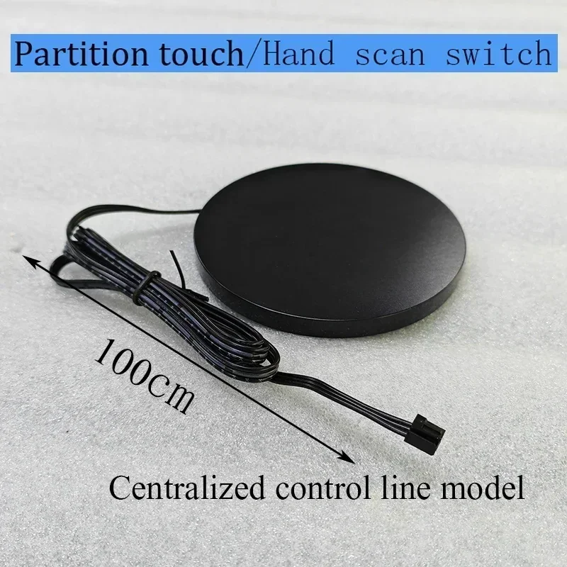 Dimmable large partition touch 80mm Wood Panel Sensor Switch LED Touch Sensor 12V 24V Light Control Touch Switch Dimmer