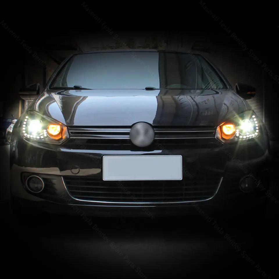 Golf 6 Fareo: Faros LED De Estilo Samurai Lente De Doble Haz Para VW Golf 6  Mk6 Jetta R20 2009 2012 De 400,8 € | DHgate, image size:960x960