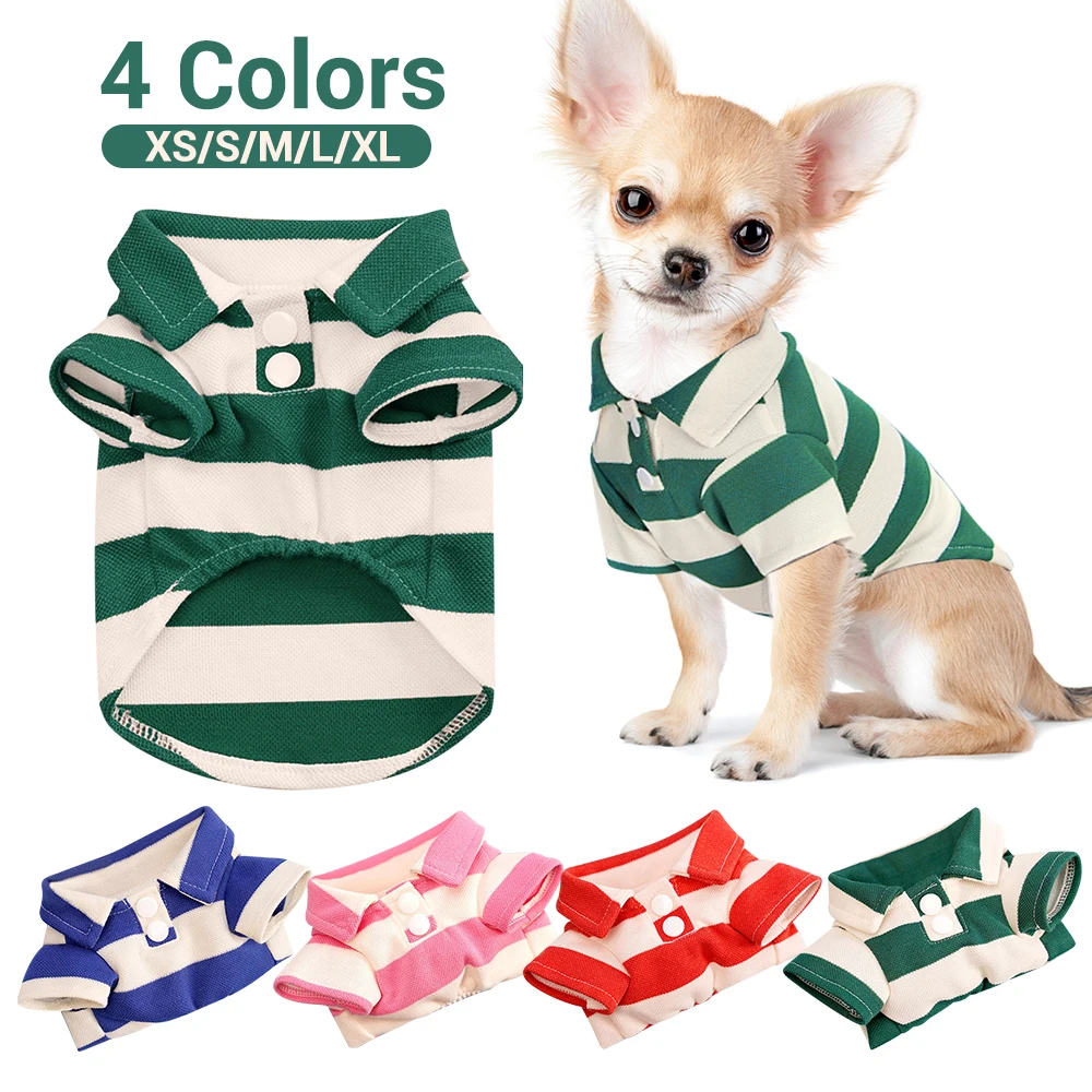 Pet Dog Shirt Summer Dog Clothes Casual Clothing for Small Large Dogs Cats T-shirt Chihuahua Pug Costumes Yorkshire Shirts pet dog shirt