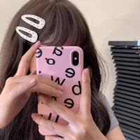 2Pcs Bla White Polka Dot Leather Hair Clips Women's Bangs BB Clips Sweet Cool Simple Hairpin Girl Hair Accessories - Image 3