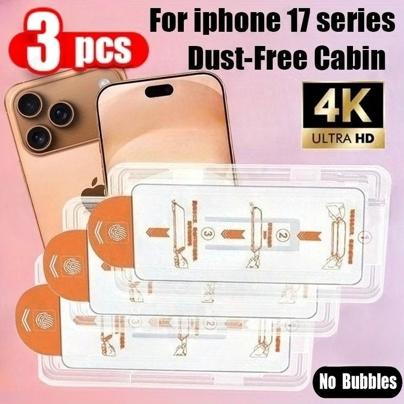 Protecteur D'écran IPhone 17 Pro Max/Air/Pro - Verre Trempé Teinté - Confidentialité - Neuf Trusmi
