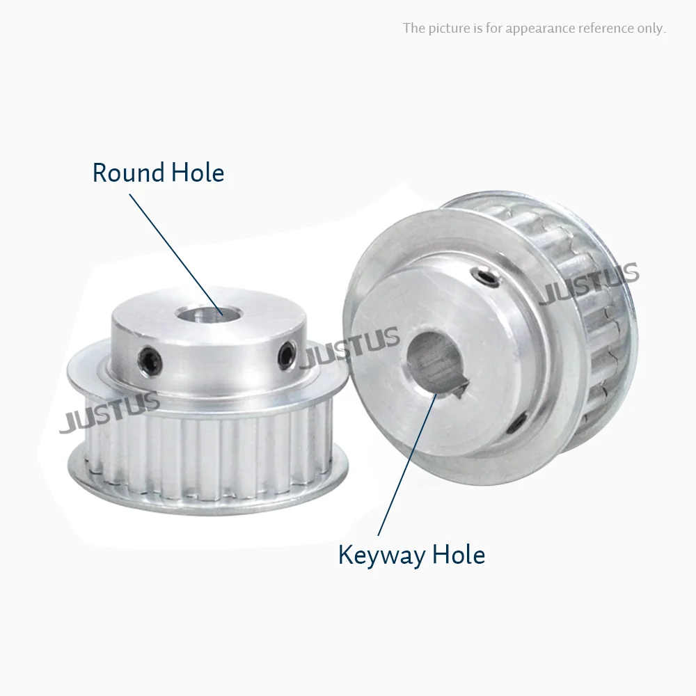 Alloy Wheels T5-10T/12T/14T/15T/16T/18T Bore Size 5mm To 15mm Timing Pulley Teeth Pitch 5mm For Width 10/15/20/25mm Rubber Belt