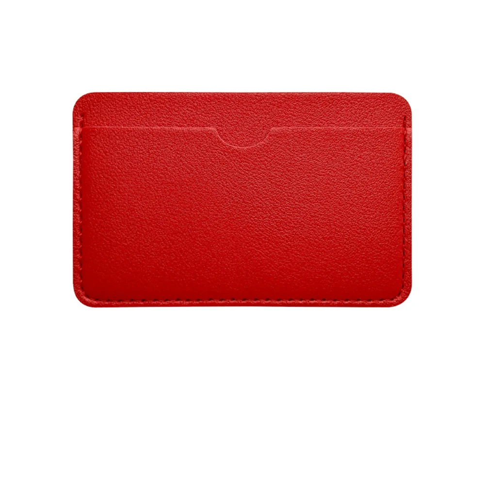 Premium PU Leather Card Holder - Compact ID & Credit Card Protector