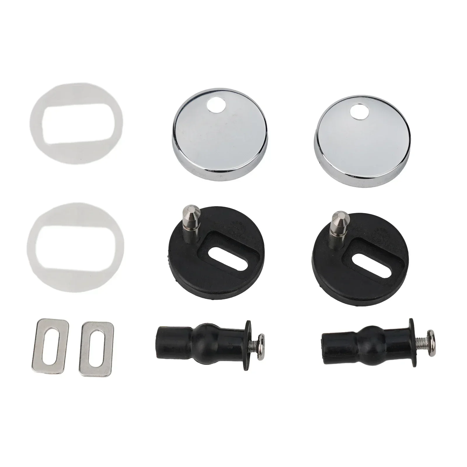 Stainless Steel Toilet Seat Hinge Toilet Cover Mounting Connector Quick Release Lid Hinge Mounting Fittings Replacement
