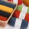 3pcs X100g Yarn For Knitting, Super Soft Textured Knitting Crochet Yarn For Hand Knitting 100% Acrylic Yarn 1