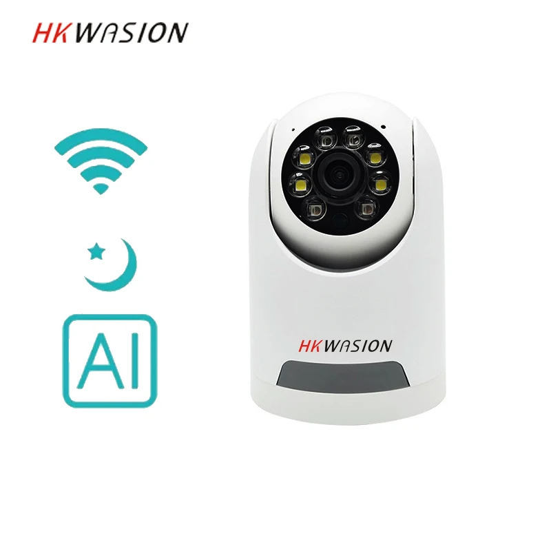 

HKWASION tuya wireless wifi camera home HD 360-degree panoramic PTZ camera network monitoring
