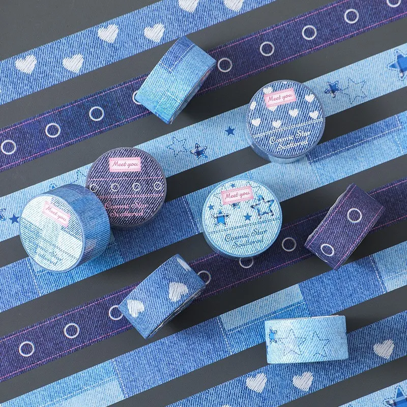 

Washi Tape Blue Collection Decorative Washi Masking Tape For Craft Kids Scrapbooking DIY Gift Wrapping