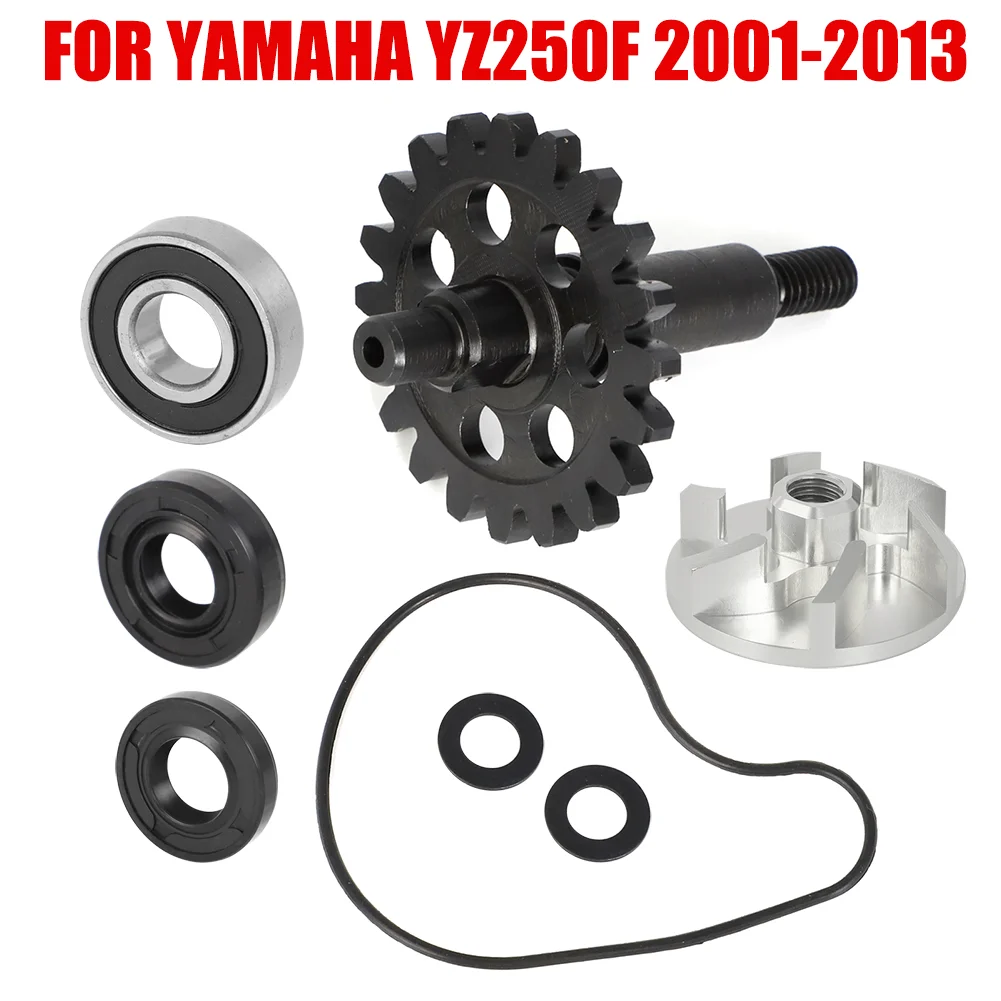 ForYamahaYZ250FWR250FWaterPumpImpellerShaftGearKit20012002