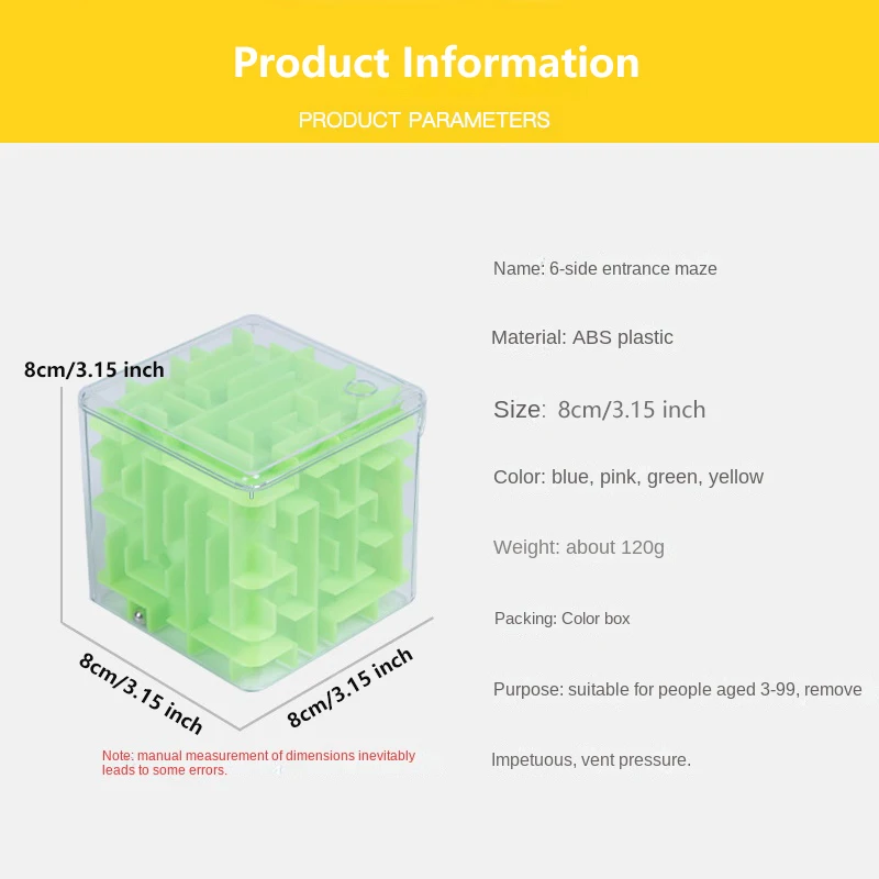 JRD&BS WINL The Ultimate Mind Puzzels voor leeftijden 8-10 Uitdaging 3D Doolhof Game Brain Teaser Puzzels Speelgoed voor Kinderen Tieners en Volwassen Plezier Reizen Spel voor Kinderen Speelgoed