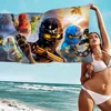 N-Ninjagoes Warriors Big Microfiber Beach Towels Quick Dry Towel Sand Beach Towels Pool Towel For Travel Swim Pool Yoga 1