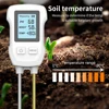 3 in 1 Digital LCD Soil Meter Temperature Humidity PH Meter with Backlight Plant Measuring Instrument for Flower Plants Garden 2