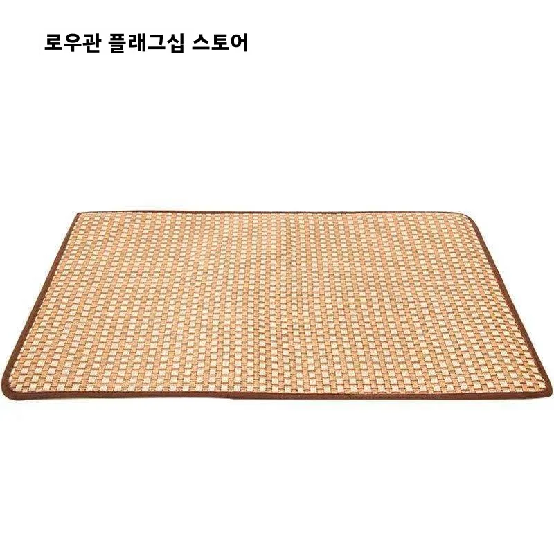 두꺼운 냉각 매트 다다미 스타일 바닥 쿠션 여름 침대 옆 패드 거실 침실 카펫 일본식 매트 러그