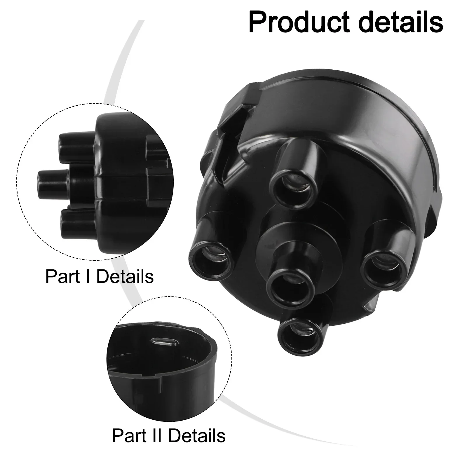 Distributor Cap for LUCAS 43D 45D 59D Compatible with For MG For Midget Land Rover Austin Classic Vehicles