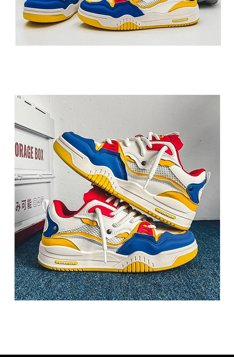 Streetwear look with these skate sneakers
