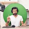 75/110cm Green Screen Photography Props Portable Chroma Key Background Photos For YouTube Video Studio Reflector Backdrop Cloth 4
