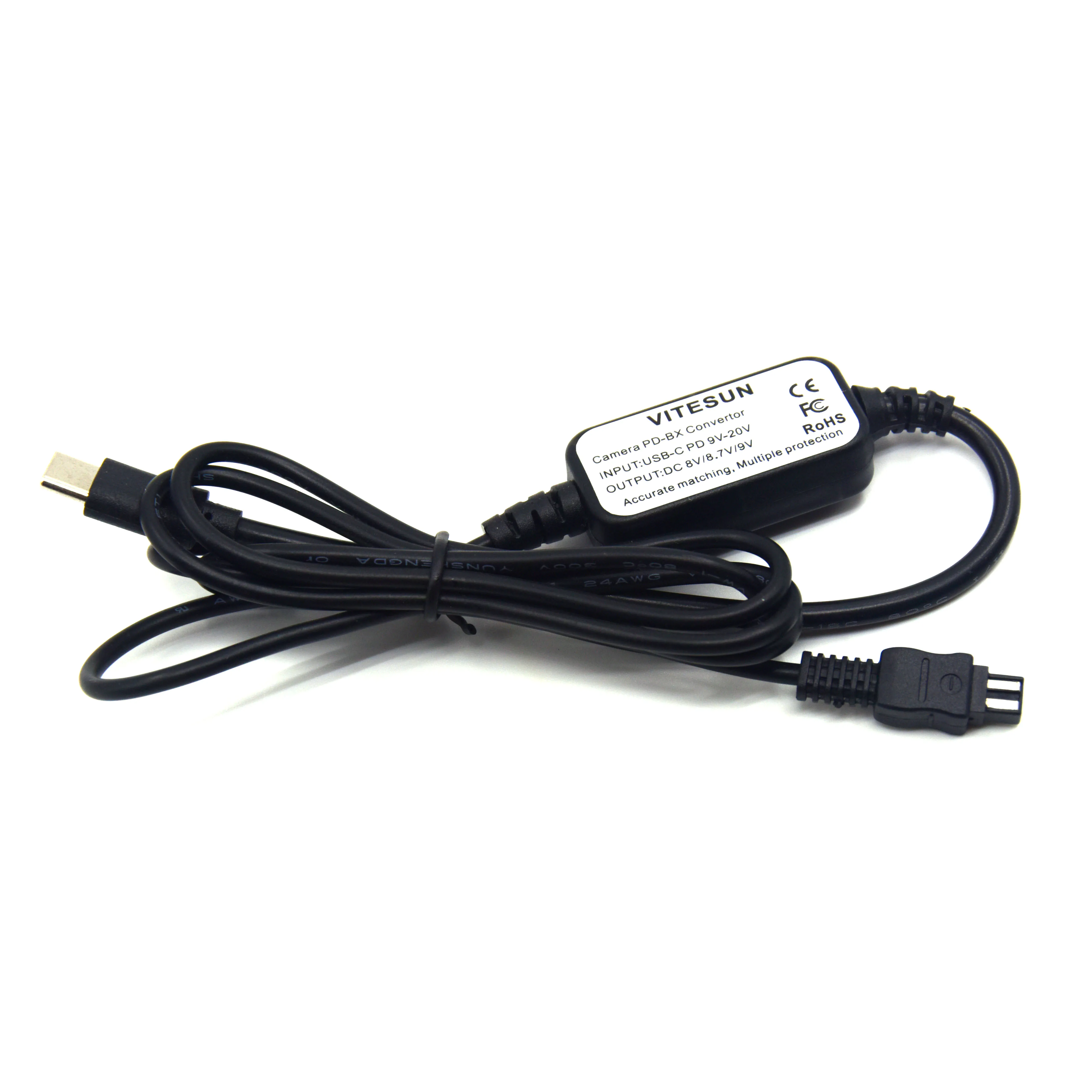 USB Type-C PD Power Cable AC-L25 AC-L200 For Sony Camera