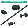 Multi Functional Portable Weighted Exercise Pilates Bar Non-slip Yoga Resistance Bar Stick with Beginner Workout Equipment 5
