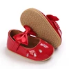 New Fashion Newborn Red Baby Shoes Non-slip Cloth Bottom Shoes For Girls Elegant And Noble Leisure Baby First Walking Shoes 4