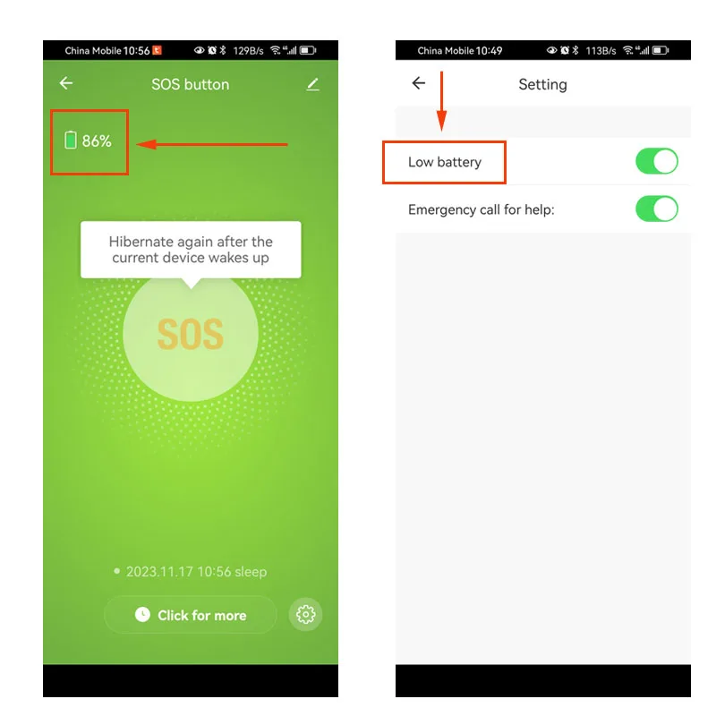 Tuya WiFi Elderly Caregiver Pager SOS Call Button Emergency SOS Medical Alert for Seniors Patients Elderly At Home Smartlife APP
