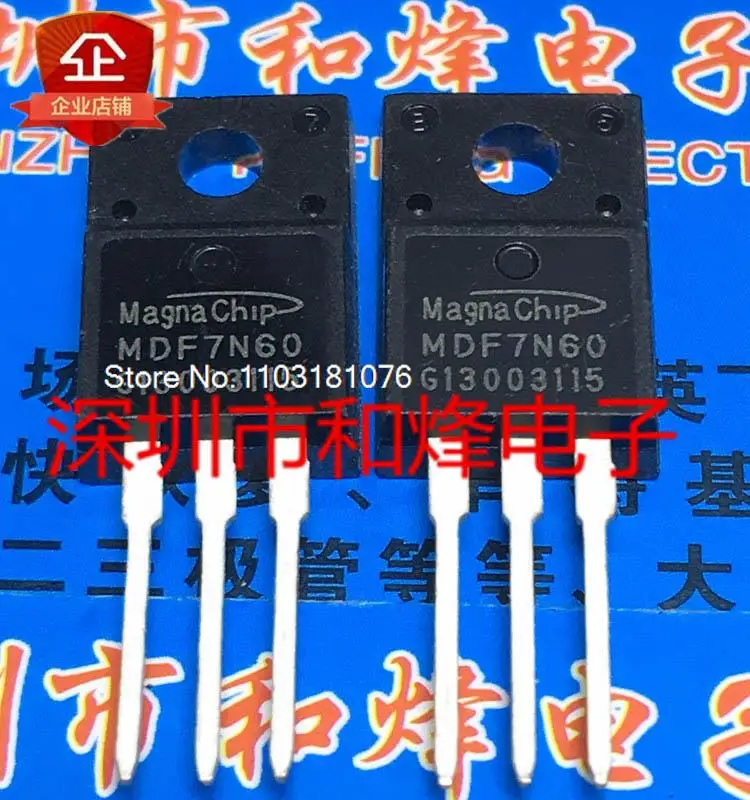 

(20PCS/LOT) MDF7N60 TO-220F MOS 600V 7A New Original Stock Power chip