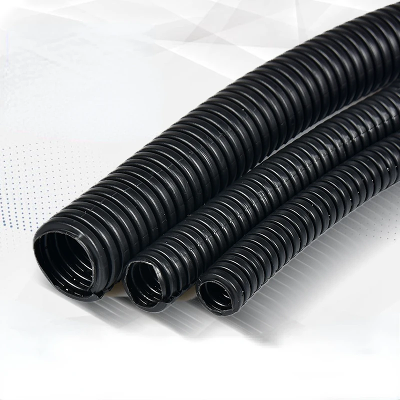 1M 4.5Mm-17Mm Pp Tubo Corrugato Auto Ondulato Cavo Auto Isolamento Tubo Cablaggio Alloggiamento Ondulato