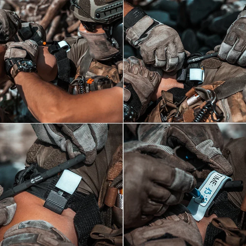 Controlador hemostático de combate táctico militar portátil, torniquete de emergencia, hemostato médico de emergencia