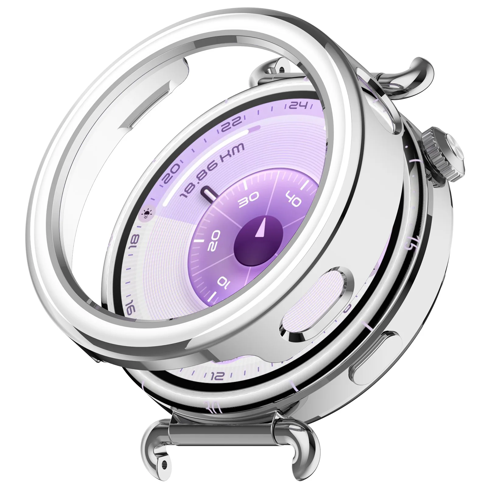 Elegant Protective Bumper Shell Frame with Diamond Cover