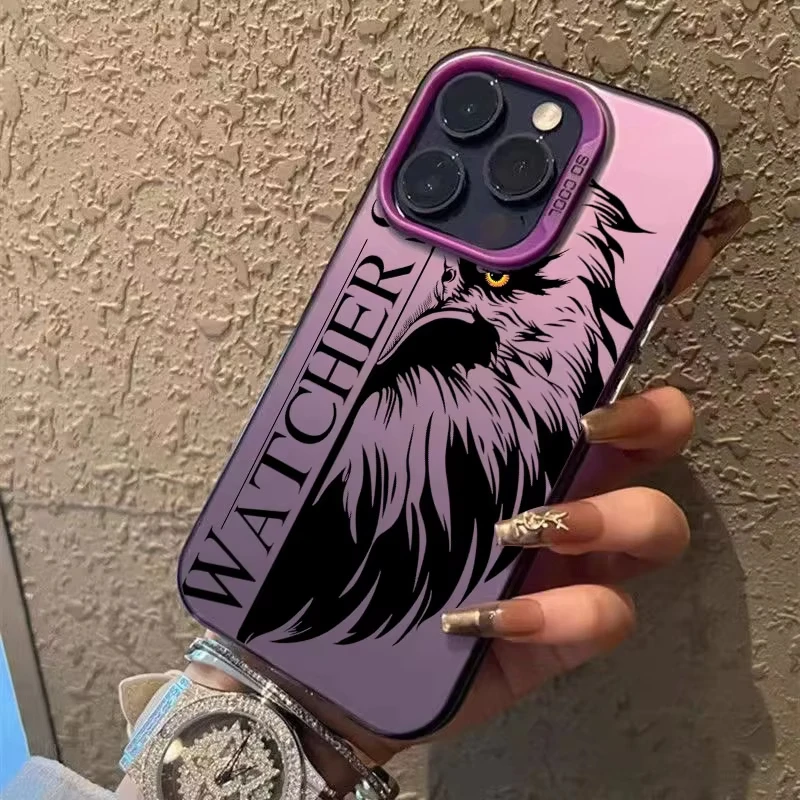 Majestic Wildlife Series Phone Case - Wolf, Eagle, and Tiger Design