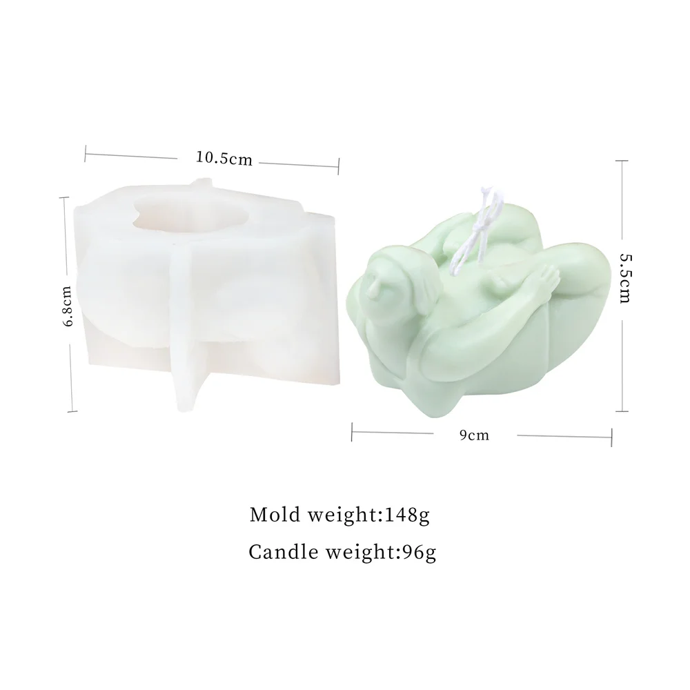 Siliconen Kaars mal - Vrouwen Lichaam - Cozy Design