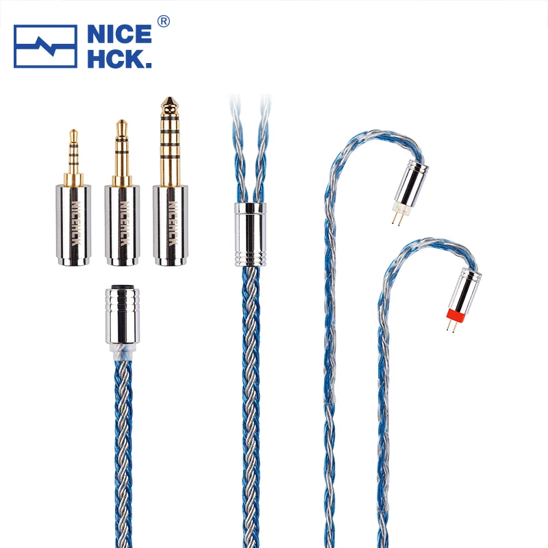 Nicehck-cabo de Atualização de Cobre e Liga Alloyultra Prata Plugue Modular Destacável Núcleo 16 em Mmcx 2pin para Cadenza - Image 4