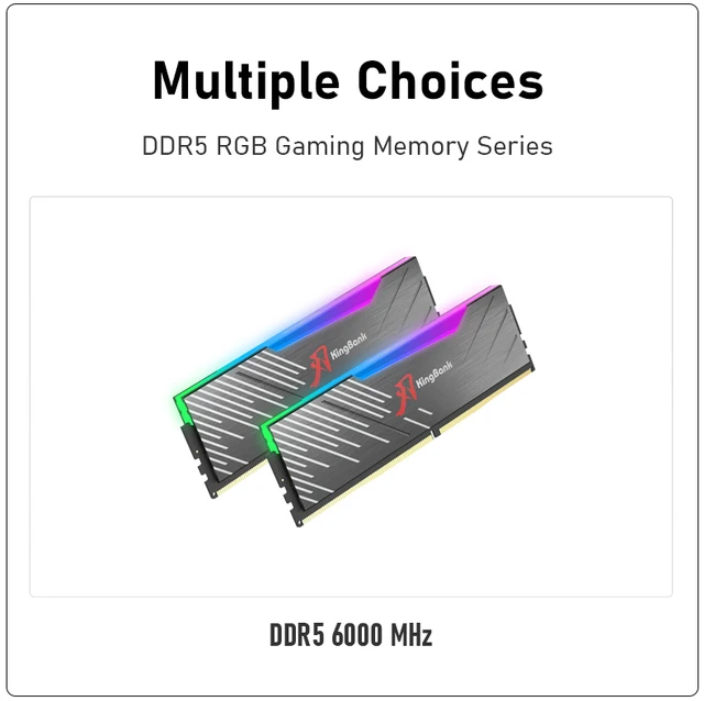 KingBank DDR5 32GB 16GB 6000MHz CL28 Memoria Ram 6000MHz