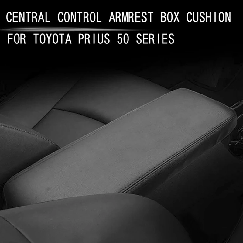 Car Center Console Lid Armrest Box Leather Protective Cover Cushion Pad